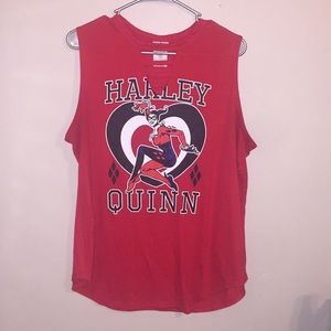 Harley quinn “muscle” tank